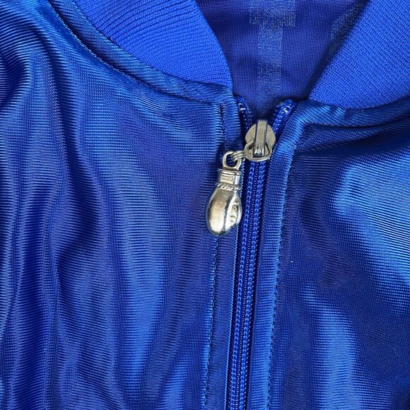 Everlast Boxing Track Jacket Mens Large Blue Full Zip Long Sleeve Pockets Y2K - Picture 9 of 15